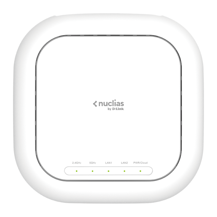D-LINK ACCESS POINT WIRELESS AX3600 CLOUD MANAGED (1 ANNO LICENZA INCLUSA), 1 LAN GIGABIT, SUPPORTO POE, 4X4 ANTENNE OMNIDIREZIO
