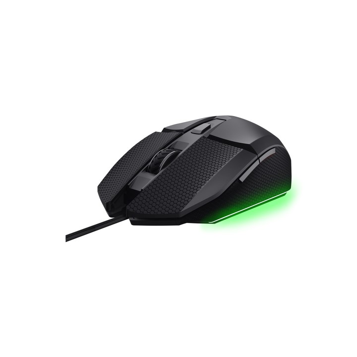 TRUST MOUSE GAMING ILLUMINATO CABLATO 10.000DPI - 10.000Hz POLLING - GXT121 FELOX+ NERO