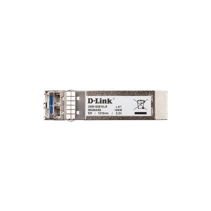 D-LINK TRANSCEIVER DEM-S2810LR, FIBRA OTTICA, 25000 MBIT/S, SFP28, LC, 9/125 M, LR