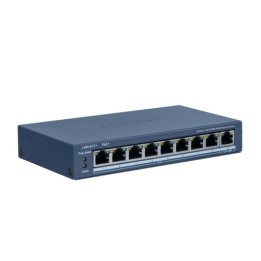 HIKVISION SWITCH 8P 10/100M RJ45 POE PORTS + 1P GIGABIT RJ45 PORT, 802.3AF/AT, POE POWER BUDGET 60W