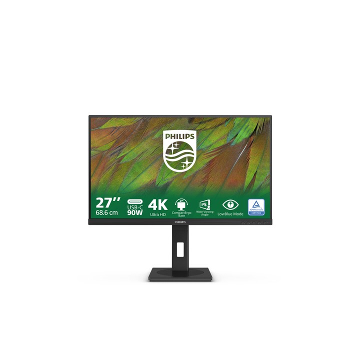 PHILIPS MONITOR 27 LED IPS 4K UHD 16:9 4MS 350 CDM, PIVOT, DP/HDMI, USB-C HUB