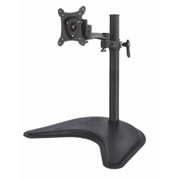 BRACCIO DA TAVOLO CON BASE PER VIDEO FINO A 15 KG DA 13 A 27 FINO A VESA 100X100 CON DUE SNODI