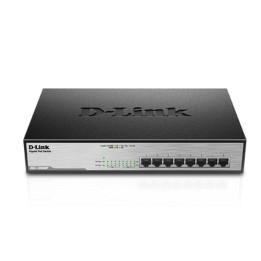D-LINK SWITCH 8 PORTE GIGABIT POE DESKTOP RACK MOUNTABLE
