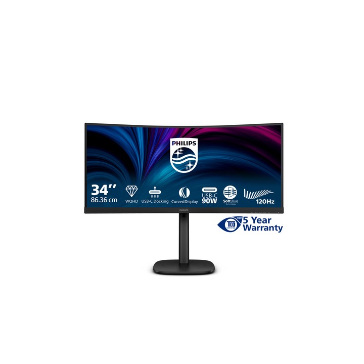 PHILIPS MONITOR CURVO 34 LED VA WQHD 21:9 4MS 300 CDM, REG ALTEZZA, DP/HDMI, MULTIMEDIALE