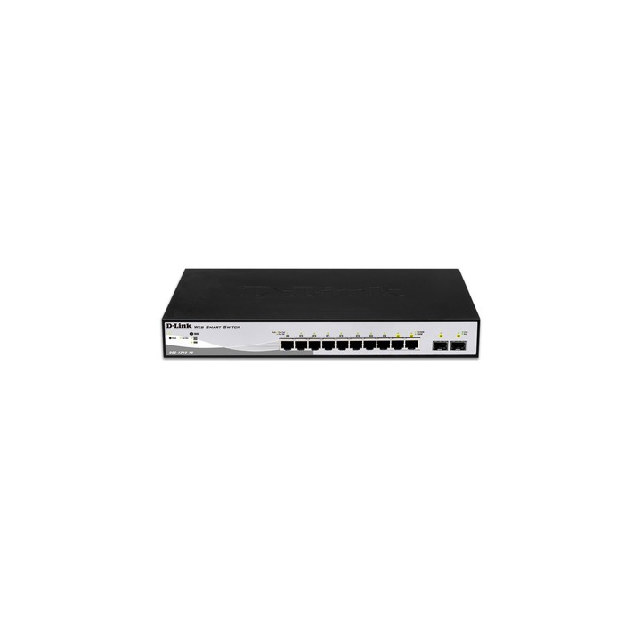 D-LINK SWITCH 8 PORTE GIGABIT + 2 PORTE SFP SMART+