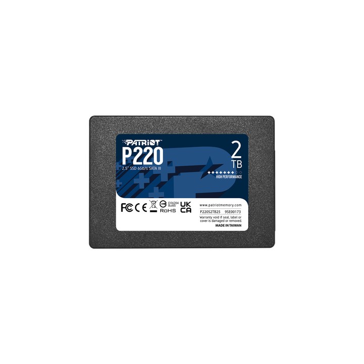 PATRIOT SSD INTERNO P220 2TB 2,5" SATA 6GB/S R/W 550/500