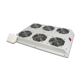 KIT 6 VENTOLE CON TERMOSTATO COLORE GRIGIO CHIARO PER ARMADI LINEA SERVER
