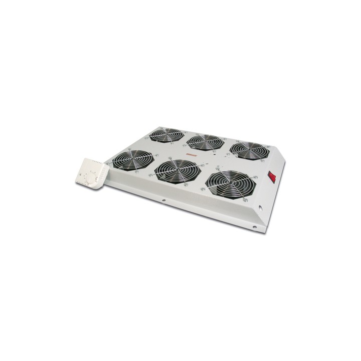 KIT 6 VENTOLE CON TERMOSTATO COLORE GRIGIO CHIARO PER ARMADI LINEA SERVER