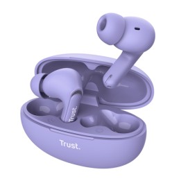 TRUST EARBUDS YAVI BT ENC, VIOLA