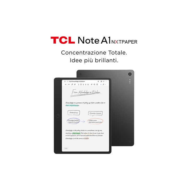 TCL TABLET PC NOTE A1 NXTPAPER 11,5 2.2K 120MHZ GREY T-PEN PRO + MAGNETIC FLIP CASE