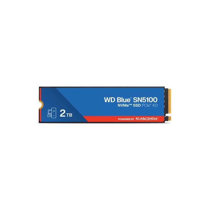 WESTERN DIGITAL SSD INTERNO BLU SN5100 M2 PCI EXPRESS 2TB