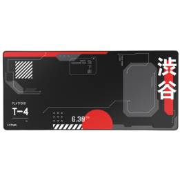 TRUST TAPPETINO/MOUSEPAD XXL 930x400 LAVABILE - PROTEGGI SCRIVANIA MISURA - GXT759 - JAPAN NERO
