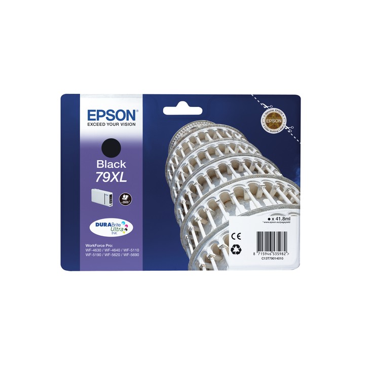 EPSON CART INK NERO XL PER WF-5620 SERIE TORRE DI PISA