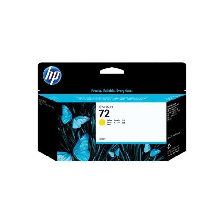 HP CART INK 72 GIALLO VIVERA 130 ML PER PLOTTER 1100/T610