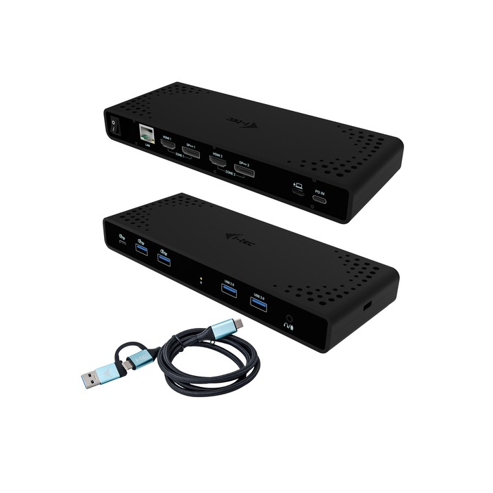 I-TEC UNIVERSAL DUAL 4K DISPLAY DOCKING STATION, PD 85W