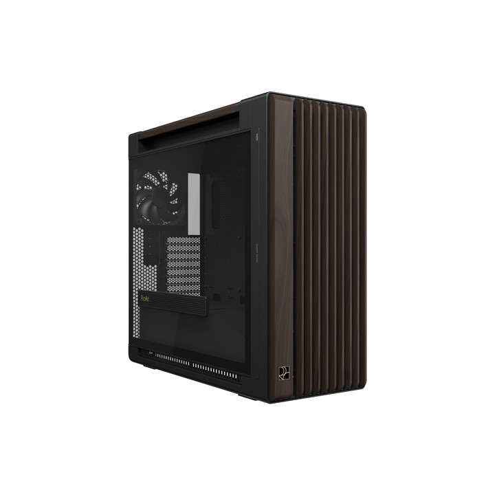 ASUS CASE PROART PA602 WALNUT WOOD TG PWM MODERN BLACK