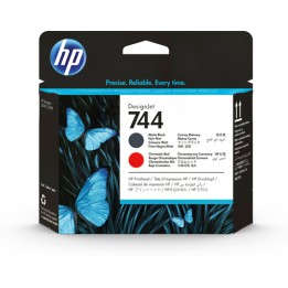 HP CART INK 744 NERO OPACO + ROSSO