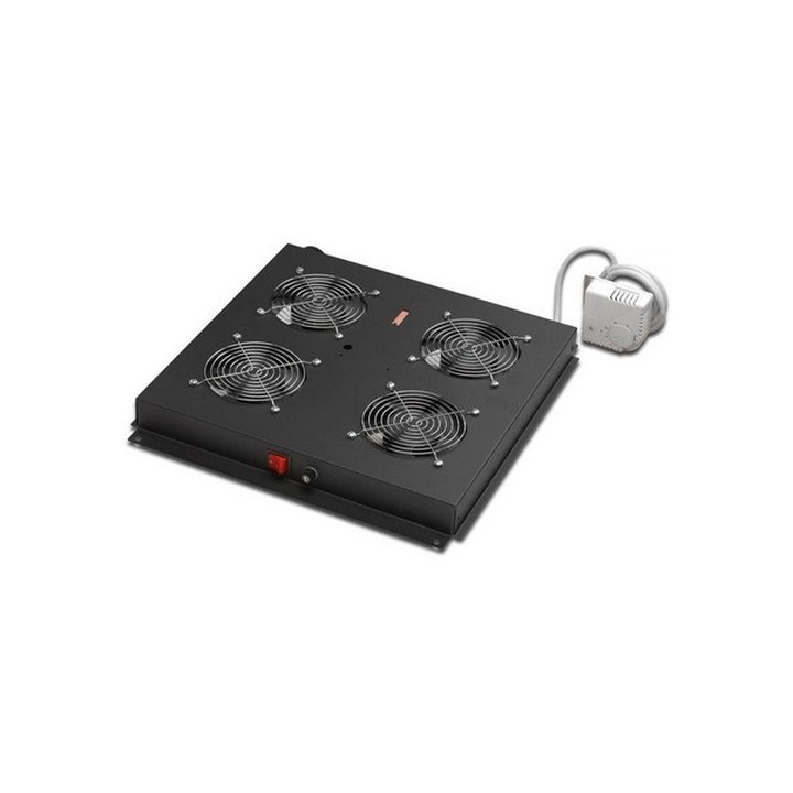 KIT 4 VENTOLE CON TERMOSTATO COLORE NERO PER ARMADI LINEA PROFESSIONALE