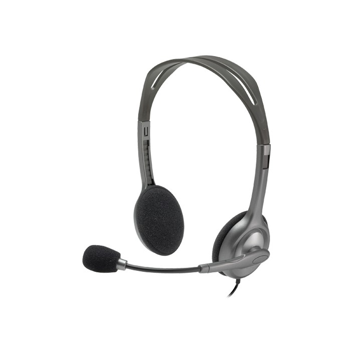 LOGITECH CUFFIE CON MICROFONO H111, JACK 3.5MM