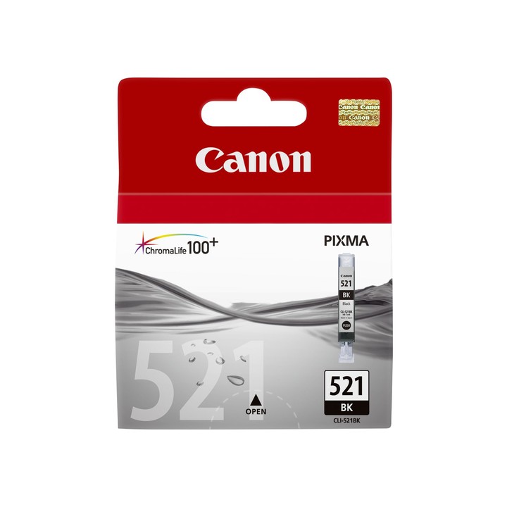 CANON CART INK SERBATOIO NERO CLI-521BK (CONTENUTO 9ML) X PIXMA IP4700