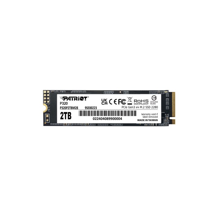 PATRIOT SSD P320 2TB M.2280 PCI-E R/W 3000/2200MB/S