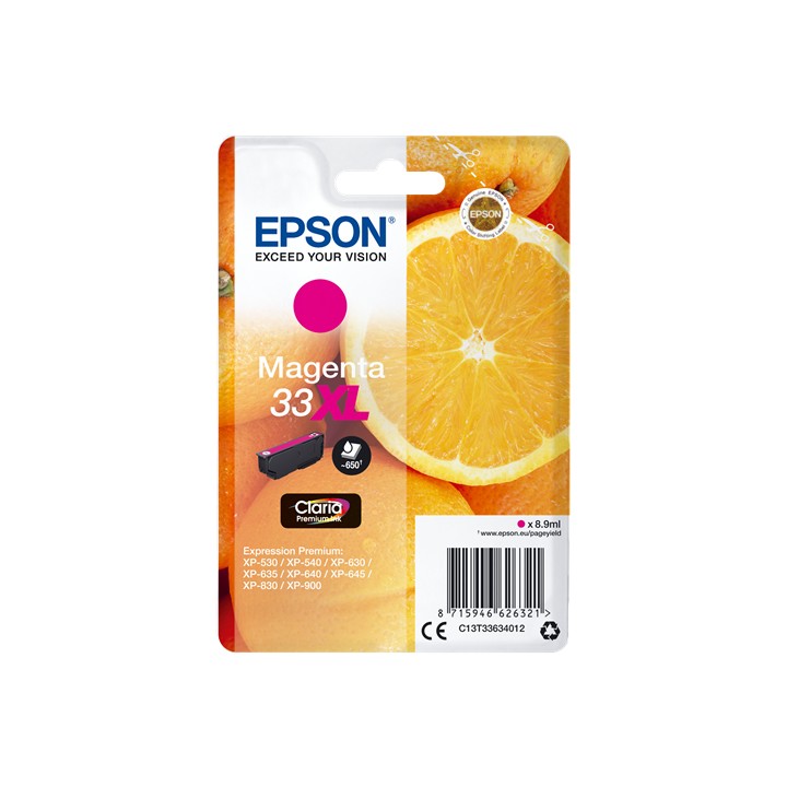 EPSON CART INK MAGENTA T33XL, SERIE ARANCIA