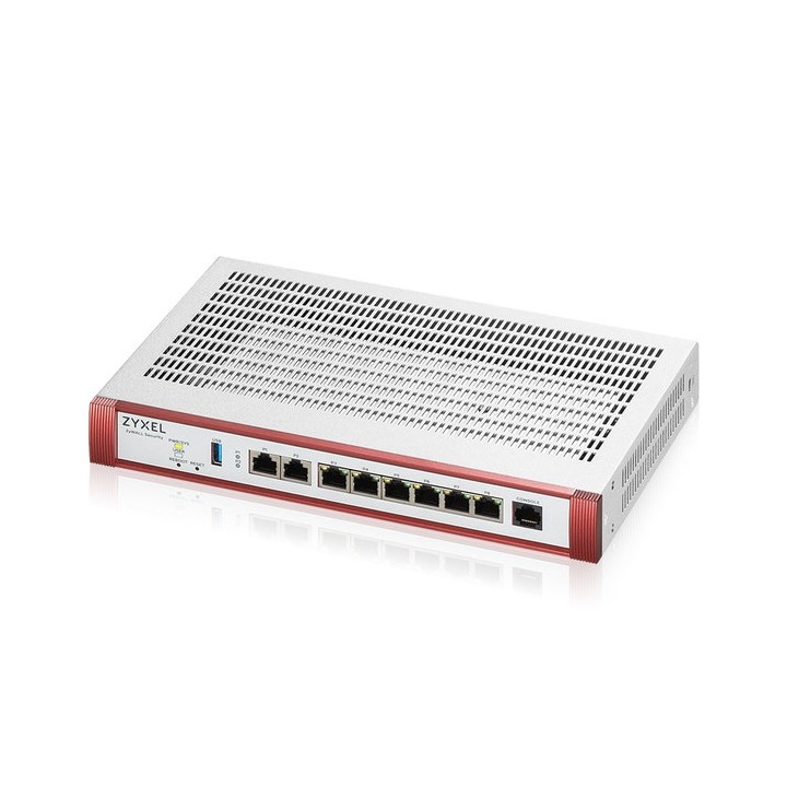 ZYXEL FIREWALL CONS. 50 UTENTI, BANDA FINO A 5GB, 2P2,5GB+6PGB LAN/WAN, DESKTOP/RACK, 1Y SEC.PK