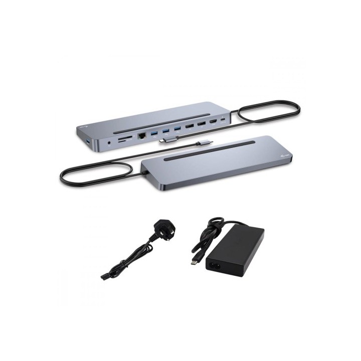 I-TEC DOCKING STATION USB-C METAL ERGONO DISPL CON POWER DELIVERY 100W+ I-TEC UNIVERSAL CHARGE 100W