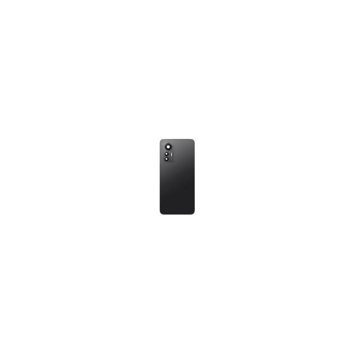 COVER POSTERIORE PER XIAOMI 12 LITE (2203129G) NERO ORIGINALE