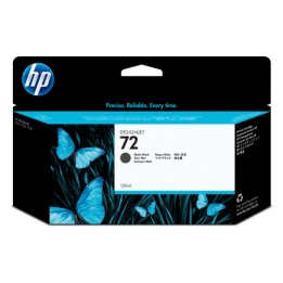 HP CART INK 72 NERO OPACO VIVERA 130 ML PER PLOTTER 1100/T610