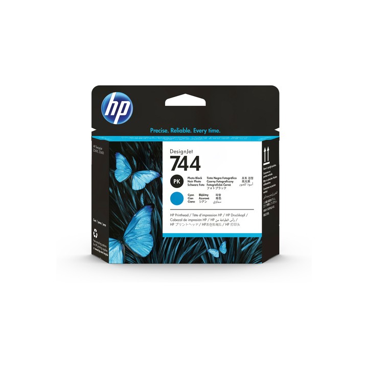 HP CART INK 744 CIANO + NERO FOTO