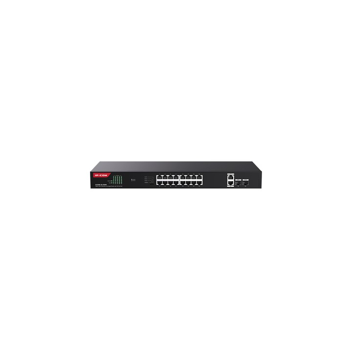 IP-COM SWITCH POE UNMANAGED, 20 PORT, 16 POE