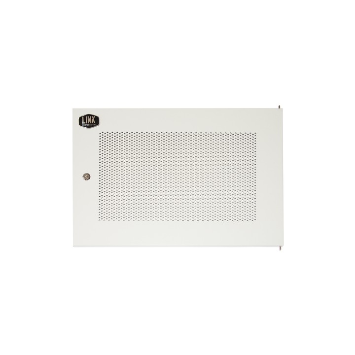 PORTA METALLO TRAFORATA CON SERRATURA PER ARMADIO LINK 9U LK1909UGF GRIGIO