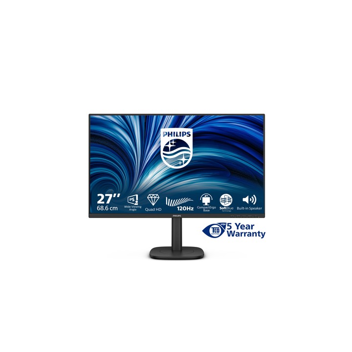 PHILIPS MONITOR 27 LED IPS QHD 16:9 4MS 350 CDM, PIVOT, DP/HDMI, MULTIMEDIALE