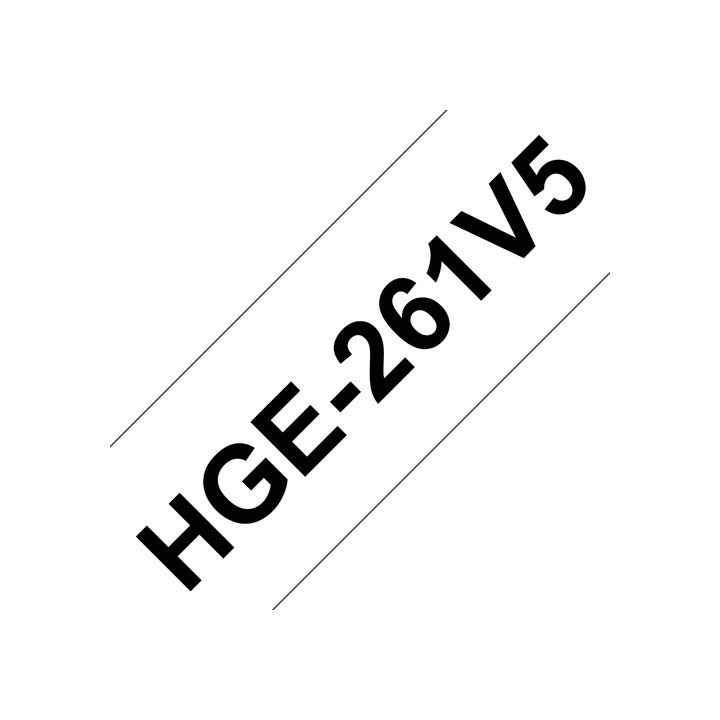 BROTHER NASTRO HG DA 36MM NERO BIANCO 5PZ