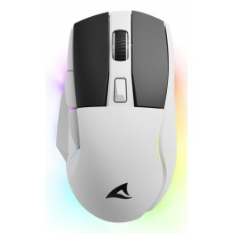 SHARKOON MOUSE SKILLER SGM50 BIANCO CABLATO E WIRELESS, 6400 DPI