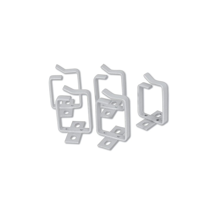 PASSACAVI PER ARMADI RACK 44x60 mm. CONFEZIONE 10 PEZZI - COLORE GRIGIO RAL 7035