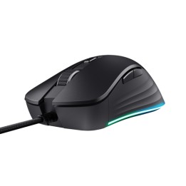 TRUST MOUSE GAMING RGB CABLATO 25.600 DPI ACELLERAZIONE 50G POLLING 1.000HZ - 6 PULSANTI PROGRAMMABI