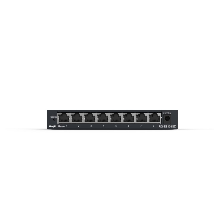 REYEE SWITCH NON GESTITO A 8 PORTE GIGABIT 10/100/1000 MBPS (CHASSIS METALLICO DESKTOP)