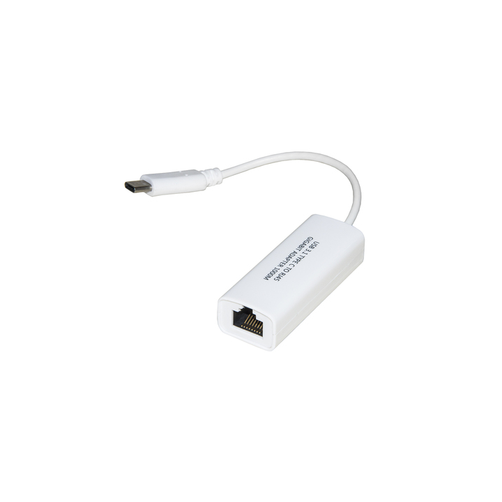 LINK ADATTATORE USB-C MASCHIO - CONNETTORE RJ45 FEMMINA PER RETI GIGABIT 10/100/1000