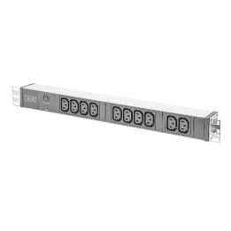 MULTIPRESA 10 PRESE FEMMINA IEC C13 1 UNITA 19 PER ARMADI RACK