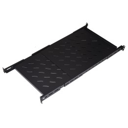 RIPIANO PER ARMADI RACK 19 CON GESTIONE CAVI PER ARMADI 800 MM COLORE NERO