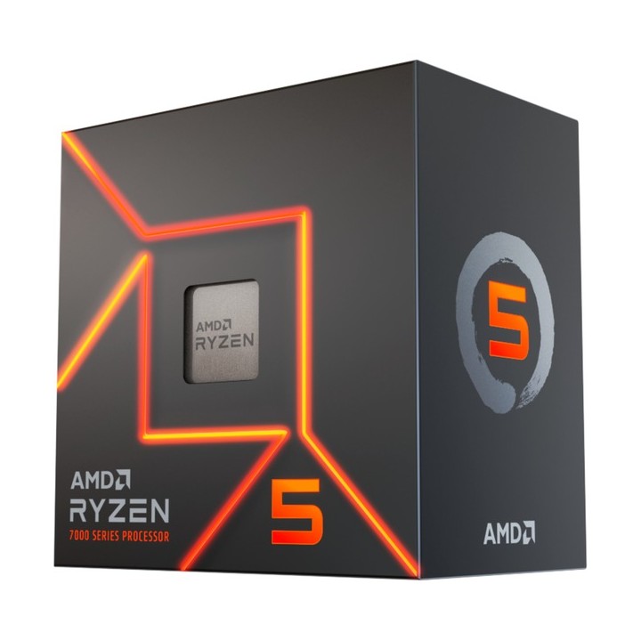 AMD CPU RYZEN 5, 7600, AM5, 3.8GHz 6 CORE, CACHE 32MB, 65W, BOX