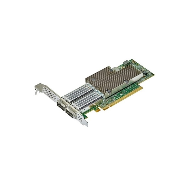 DELL TECHNOLOGIES BROADCOM 57508 DUAL PORT 100GBE QSFP ADAPTER PCIE FULL HEIGHT CUSTOMER KIT