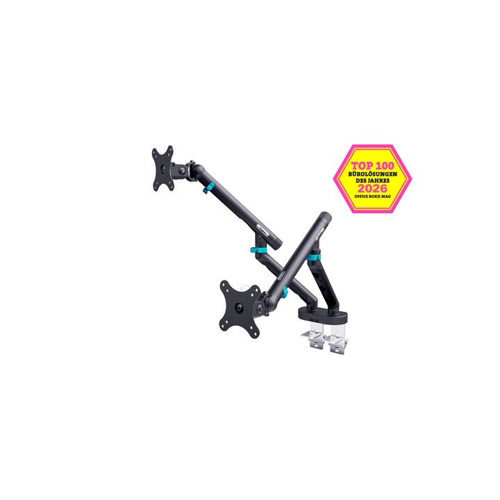 Supporto per monitor a doppio design, 2x 35, 2x 10 kg