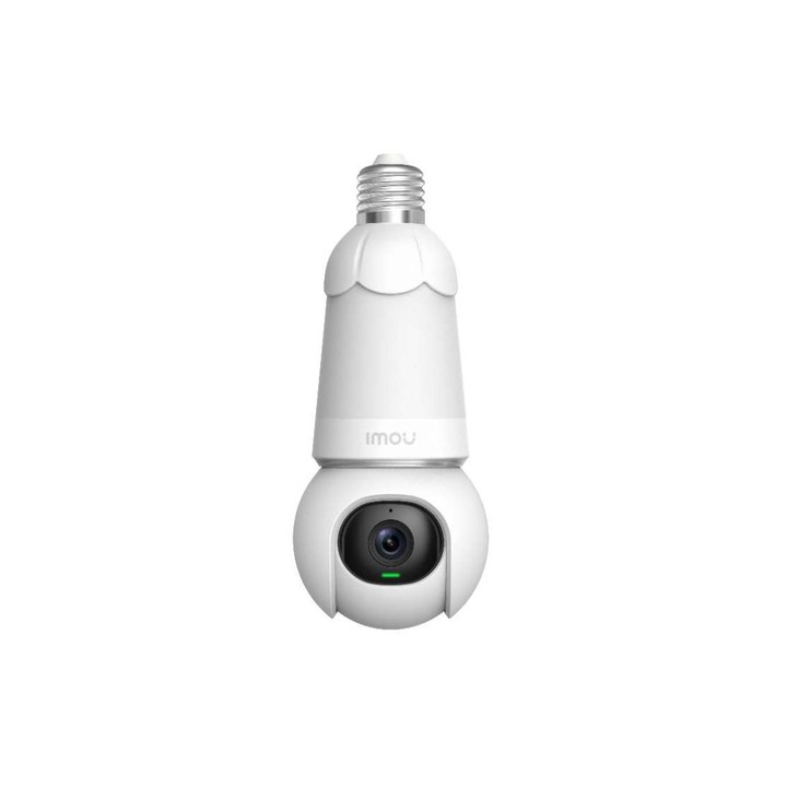 IMOU BULB CAM 2K TELECAMERA E27 MOTORIZZATA CON LUCE LED, SIRENA E SMART TRACKING. VISIONE NOTTURNA