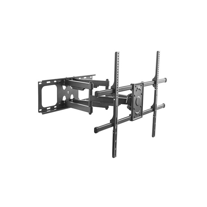 STAFFA A MURO PER MONITOR TV 60-100 FINO A 75 KG ESTENSIONE FINO A 635 MM CON MOVIMENTO ORIZZONTALE E VERTICALE