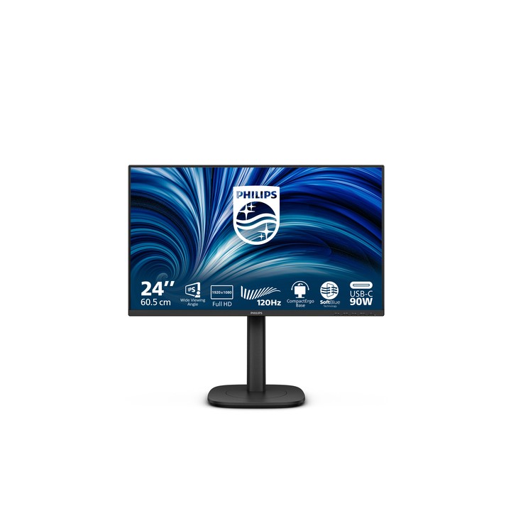 PHILIPS MONITOR 23,8 LED IPS FHD 16:9 4MS 300 CDM, PIVOT, USB-C DOCK, DP/HDMI