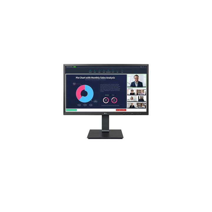 LG MONITOR 23,8 LED IPS 16:9 FHD 5MS 250 CDM, PIVOT, WEBCAM, USB-C HUB, DP/HDMI, MULTIMEDIALE