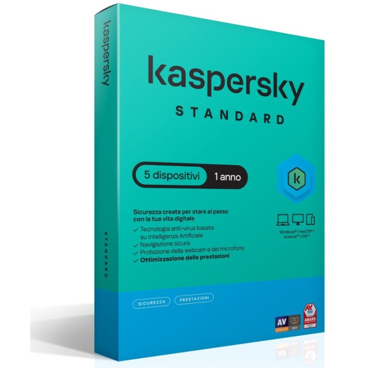 KASPERSKY STANDARD 5DEV 1Y SUPERSLIMBOX IT